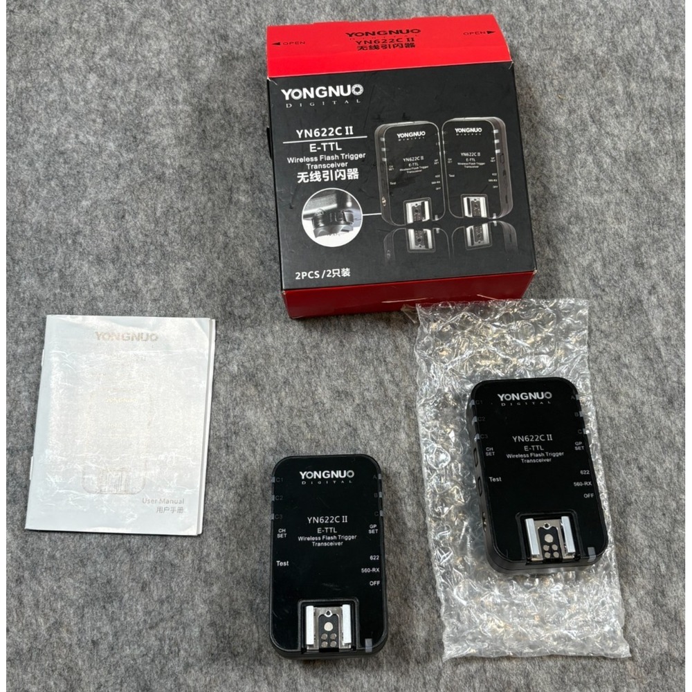 Yongnuo Digital Wireless Flash Trigger Transceiver Controller YN622C E-TTL 2-Pc